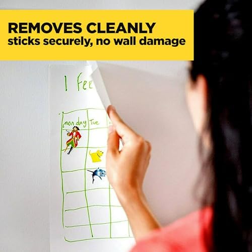 Scotch Wall-Safe Tape, 1 Dispenser Roll, 3/4 in x 650 in - Image 5