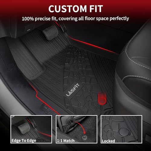 LASFIT Floor Mats for Jeep Grand Cherokee WL 2022-2025 2026 5-Seat - Image 2