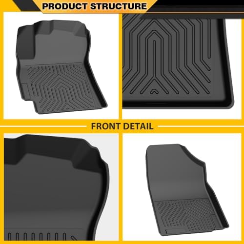G-PLUS 3PCS Floor Mats Fit Hyundai Elantra 2022,1st & 2nd Row - Image 6