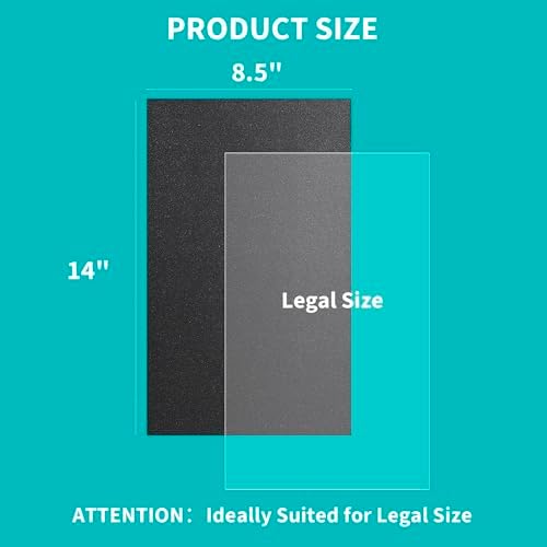 Binditek 100 Pack Binding Covers Set, 8.5x14 Inches, 8Mil PVC & 12Mil Poly - Image 3