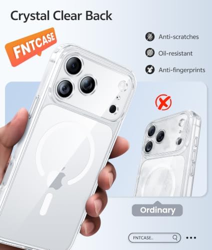 FNTCASE for iPhone 18 Pro Max Case/iPhone 17 Pro Max Case, Screen Protector - Image 6