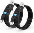 LDHTY CarPlay Charging Cable, USB A to USB C Cable, 2-Pack 6FT, Black by LDHTY