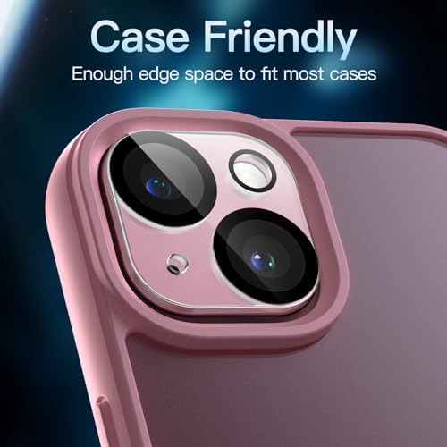 JETech Camera Lens Protector for iPhone 15/15 Plus, 3-Pack - Image 6