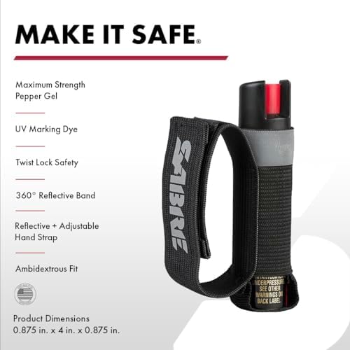 SABRE Runner Pepper Gel Spray for Running, Walking & Personal Safety - Image 2