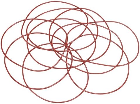 10pcs Silicone O-Ring 93.6x90x1.8mm Metric Sealing Gasket by Unknown