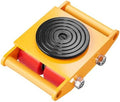 VEVOR Machinery Skate Dolly, 6-Ton/13,200 lb Capacity, PU Wheels, 360° Rotating Non-Slip Cap, Carbon Steel Mover for Warehouse, Workshop, Factory by VEVOR