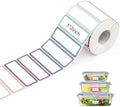 1000 Removable Freezer Labels, 1 x 2 Inch, Waterproof, 10 Colors by WSICSE