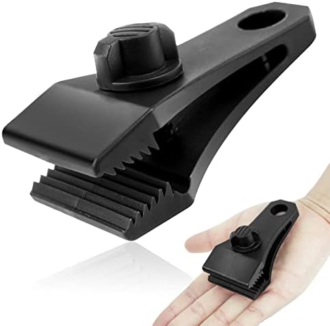 30Pcs Large Heavy Duty Lock Grip Tarp Clips with 100Pcs Zip Cable Ties by AMURS