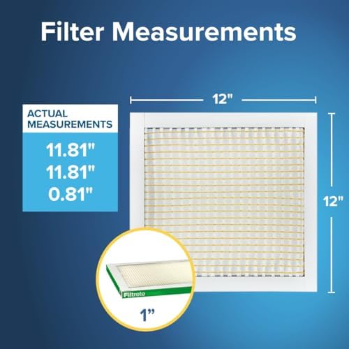 Filtrete 12x12x1 Air Filter, MERV 8, MPR 700, 6 HVAC Filters - Image 2