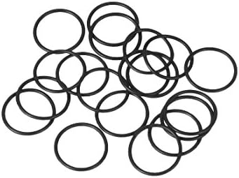 uxcell 20pcs 14x12x1mm Nitrile Rubber O-Rings Metric Sealing Gasket by uxcell
