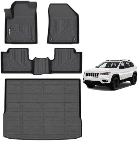AIPOIL®Custom Fit TPE Floor Mats & Cargo Liners for 2019-2023 Jeep Cherokee by AIPOIL