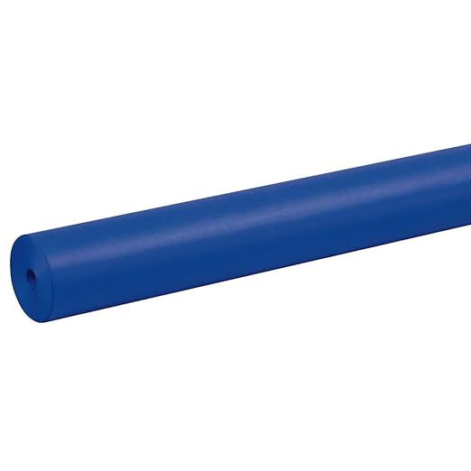 ArtKraft Duo-Finish Paper Roll P67204, 4-feet by 200-feet, Royal Blue, 1 Roll by Pacon+Artkraft+Duo-Finish