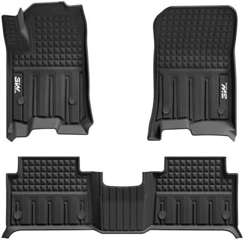 3W Floor Mats for Chevrolet Chevy Colorado/GMC Canyon Crew Cab 2023-2026 by 3W