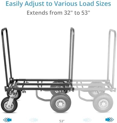 PROAIM Vanguard UC5 Foldable Utility Cart, 32-53" Extendable, 200kg/440lb - Image 4