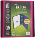 Staples Better 1.5-Inch 3-Ring Binder, Pink, Heavy-Duty by Staples