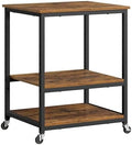VASAGLE 3-Tier Printer Stand with Locking Wheels, Under Desk Printer Table by VASAGLEbySONGMICSHOME