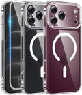 FNTCASE for iPhone 18 Pro Case/17 Pro Case Clear with Screen Protector by FNTCASE