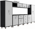 10-Piece Garage Storage Cabinets System Heavy Duty Workshop Set by FLIXELIO