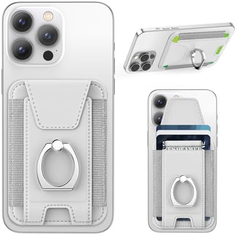 for Magsafe Wallet with Grip, 6-Card Holder; Stronger Magnetic Phone Wallet by ExtreLife