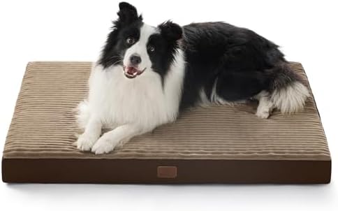 Bedsure ComfyFleece XL Dog Bed for Crate with Washable Cover, 41x27 by BEDSURE