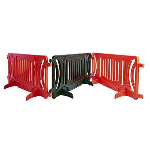 Billboard Barricade 42x96 Plastic Pedestrian Barricade- Black - Image 5
