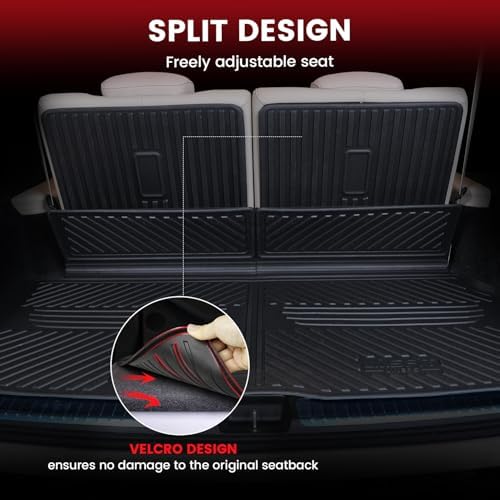 LASFIT Cargo Mat & Backrest Mat (3 Pieces) for Mercedes Benz GLS 2020-2026 - Image 5