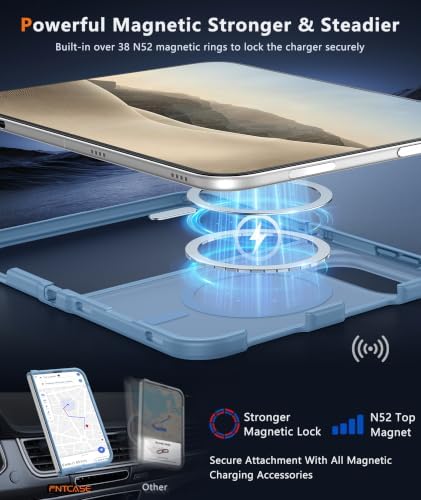 FNTCASE for iPhone Duo Case, with Screen Protector, Compatible with Magsafe - Image 5