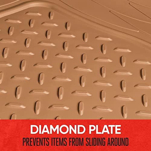 Motor Trend Heavy Duty Utility Cargo Liner Floor Mats for Car Truck SUV, Trimmable to Fit Trunk, All Weather Protection - Image 6