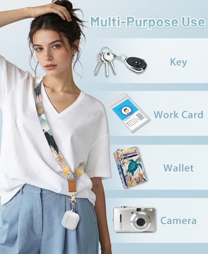 Yonlevres Phone Lanyard Crossbody Strap Wrist Neck Adjustable Women Sunrise - Image 4