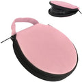 DVD Case, 20 Capacity Oxford Cloth CD/DVD Case Holders, Waterproof DVD Storage Binder with Reinforced Handle, Universal for Car Office Living Room Home Travel (Pink) by Unknown