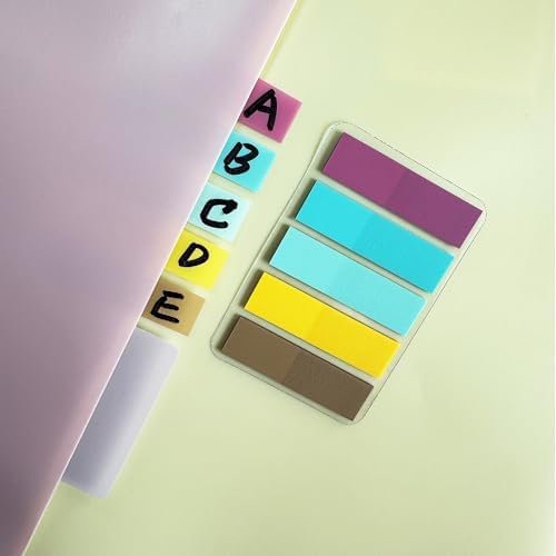 ELII 500 PCS Sticky Index Tabs 2 Inch Book Tabs,Clear Sticky Notes - Image 5