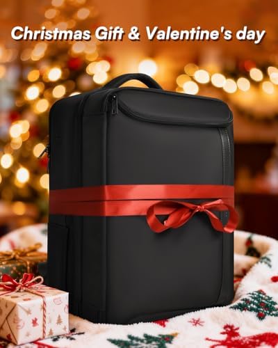 Tattoo Travel Case with 3 Inner Waterproof Removable Pouches, Tattoo Bag for Carrying Supplies, Stencil Printer and Equipment, Adjustable Dividers Tattoo Backpack, Gifts for Tattoo Artists (Bag Only) - Image 2