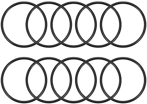 uxcell Nitrile Rubber O-Rings 57mm OD 50mm ID 3.5mm Width, Metric Nitrile Rubber Sealing Gasket for Automotive Machine Plumbing, Pack of 10 by uxcell