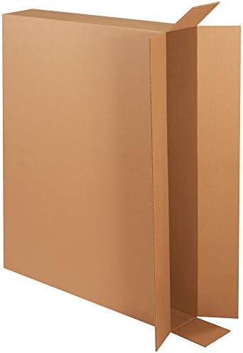 Box USA Moving Boxes, 44"L x 6"W x 35"H 10-Pack Large Side Loading Corrugated Cardboard Box for Packing, Shipping and Storage by BOXUSA