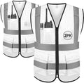 TICONN High Visibility Reflective Safety Vest for Men & Women, ANSI Class 2 by TICONN