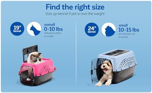 Petmate Dog Crate for Small Dogs and Cat Carrier, 24in, Pearl Tan - Image 4