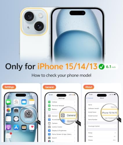 FNTCASE for iPhone 15/14/13 Case, Fit for Magsafe, Translucent Matte Back - Image 2
