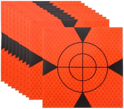 PATIKIL Survey Reflector Target Self-Adhesive Reflective Sheet Surveying Target Mark Tape, Suit for Ship Inspection by PATIKIL