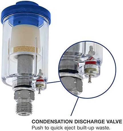 TCP Global Mini In-Line Air Filter (2 Pack) - Water & Oil Separator - Image 3