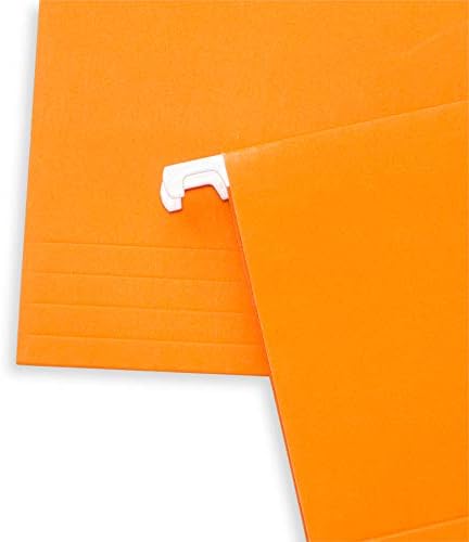 Blue Summit Supplies 25 Hanging File Folders, Letter Size, Orange - Image 5