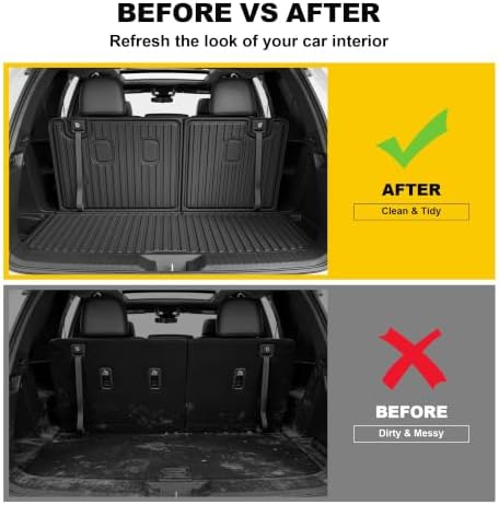 Cargo Mat & Backrest Mat Fit for Honda Pilot 2016-2025 2026 (No Elite) - Image 6