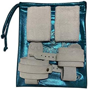 LIL'FOX 8"x10" Drawstring Gymnastics SMALL GRIP BAG 26x20cm - Lightweight Bag for Personal Equipment - Shiny Foil Rhinestones - Image 5