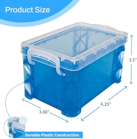 Super Stacker Index Card Box, 3 x 5 Inch Index Cards File Box (61613) - Image 3