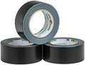 Duck Color Duct Tape 3-Pack, 1.88 Inches x 30 Yards, 90 Yards Total, 3-Roll Pack, Black, 3 Piece (242913) by DuckBrand