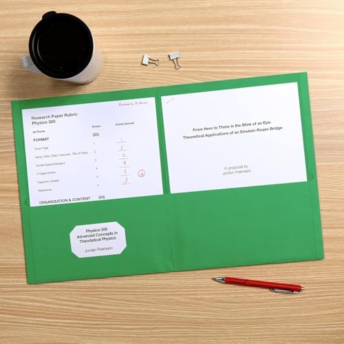 Oxford Two Pocket Folders, Textured Paper, Assorted Colors (Blue, Red, Yellow, Orange, Green), For School, Home, and Office, Letter Size, 25 Per Box (57513EE) - Image 2