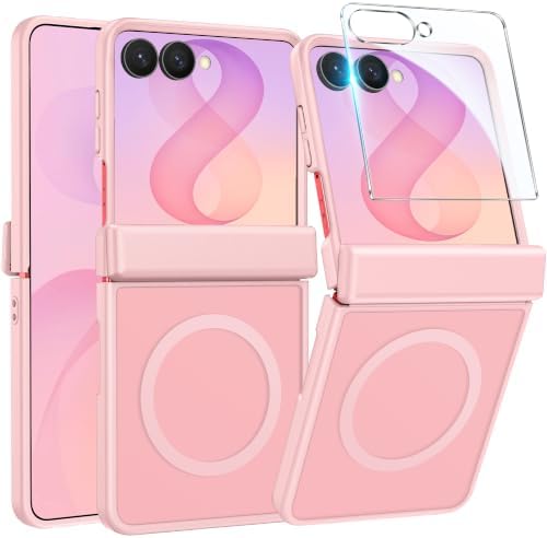 FNTCASE for Samsung Galaxy Z Flip 8 Case, Fit for Magsafe, Screen Protector by FNTCASE
