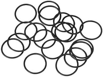 uxcell 20pcs 12x10x1mm Nitrile Rubber O-Rings Metric Sealing Gasket by uxcell