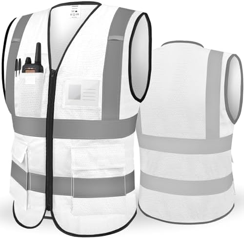 TICONN High Visibility Reflective Safety Vest for Men & Women, ANSI Class 2 by TICONN