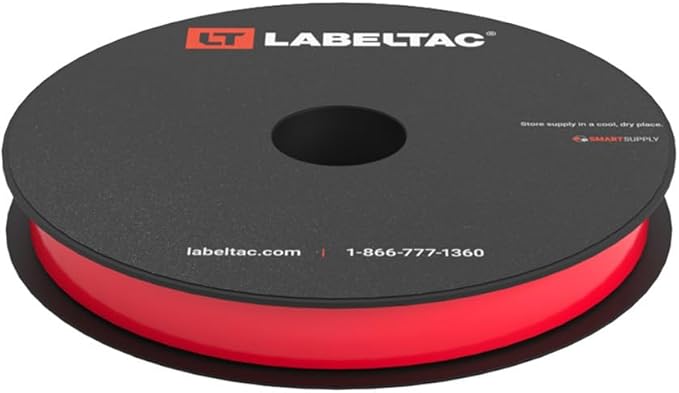 LT4/LT4P/LTPX Label Supply 0.5" x 150' Red by LabelTac