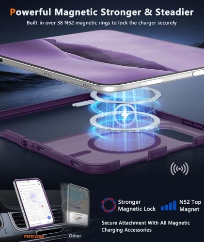 FNTCASE for iPhone Duo Case, with Screen Protector, Compatible with Magsafe - Image 5